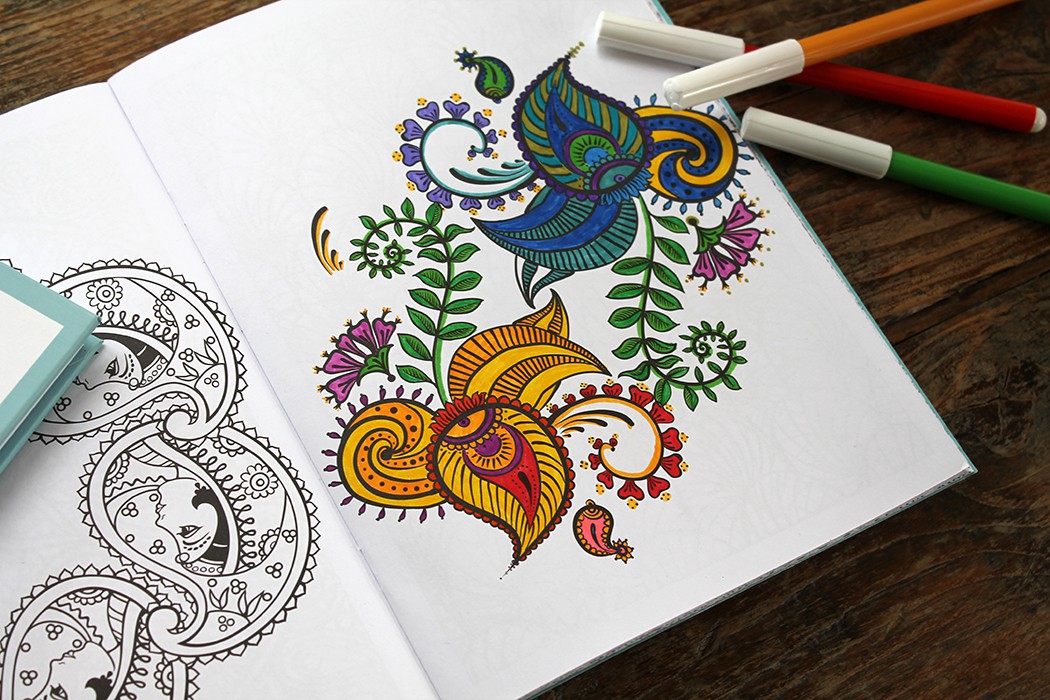Entspannung Mandalas malen 1 | Projekt: Gesund leben | Clean Eating