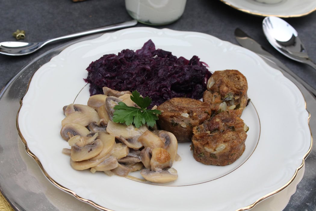 CLEAN EATING-Weihnachtsmenü - Hauptgericht Teil 2: Pilzgeschnetzeltes | Pilzgeschnetzeltes