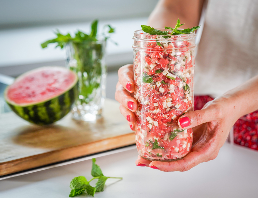 Wassermelonen Feta Salat03