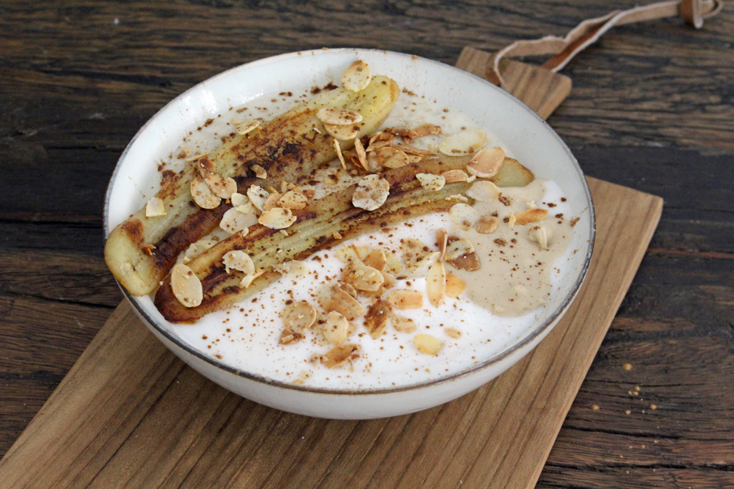 Porridge mit gebratener Banane01