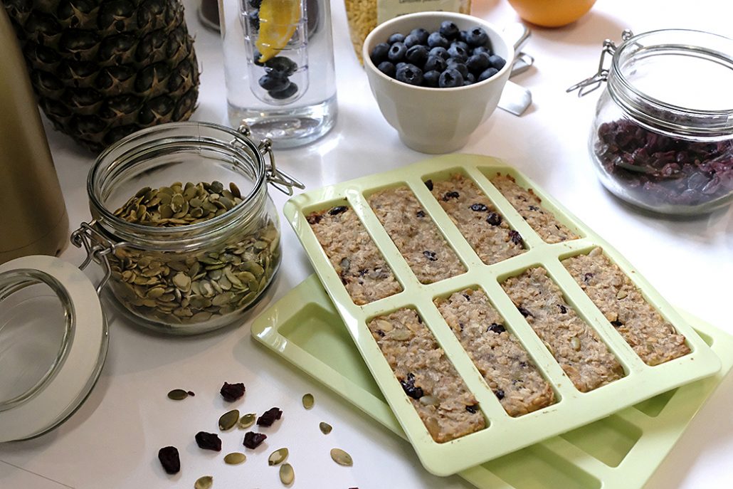 Rezept Müsliriegel ohne Zucker Meine grüne Fitnessküche mit Tchibo