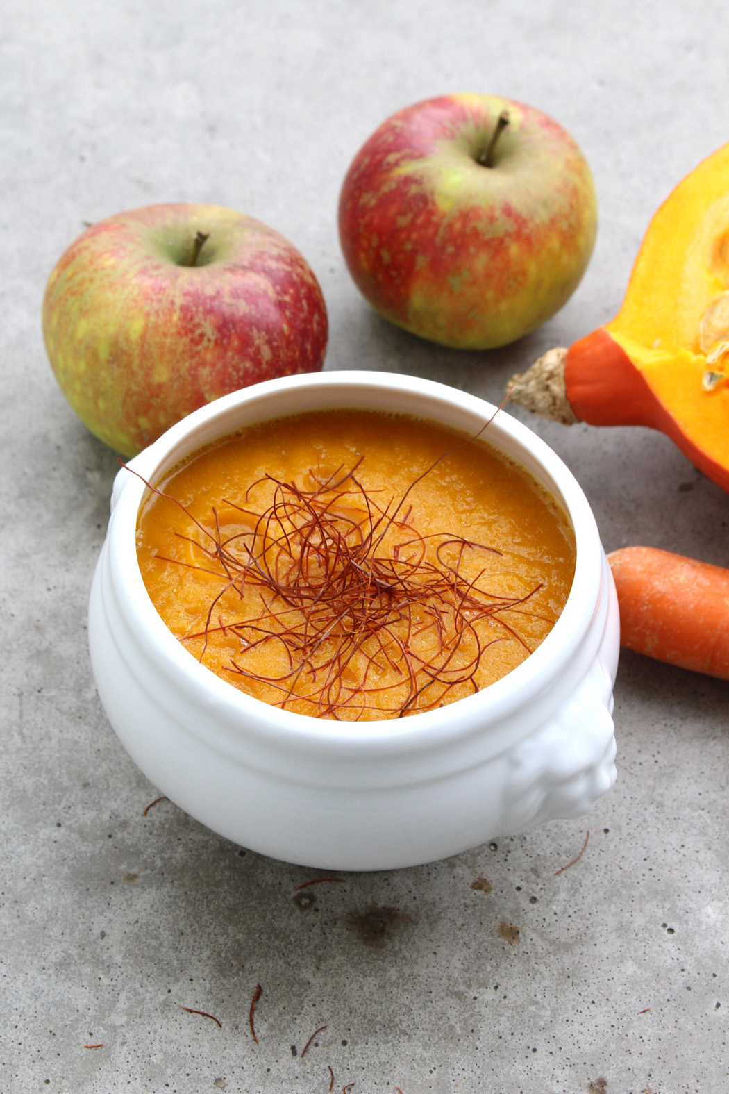 Fruchtige gebackene Kürbissuppe3