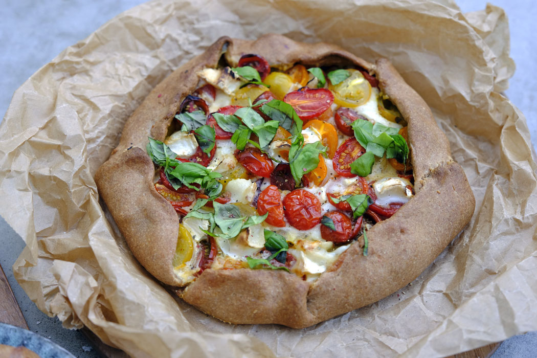 Galette Tomate Ziegenkäse