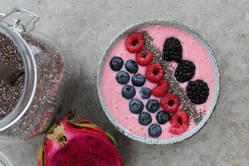 Grundrezept für ein Powerfrühstück: Pitaya Bowl {Pitahaya ...