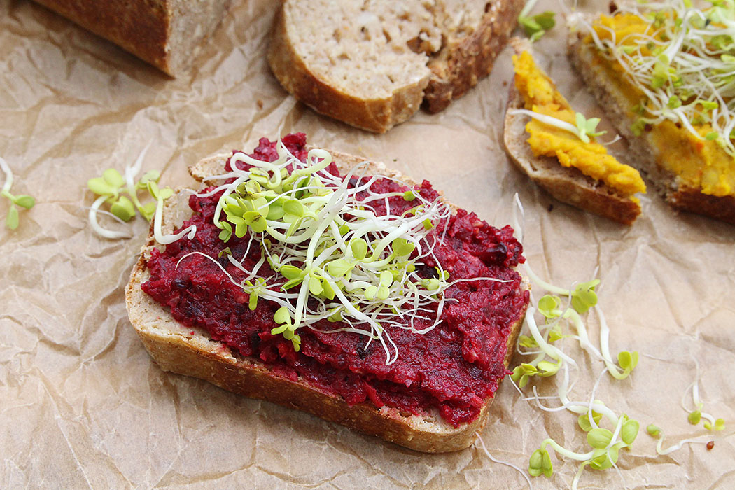 Rezept: Rote Bete-Brotaufstrich | Projekt: Gesund leben