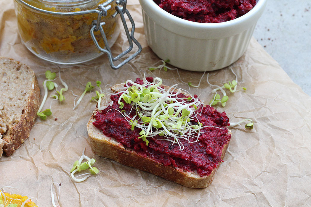 Rezept: Rote Bete-Brotaufstrich | Projekt: Gesund leben