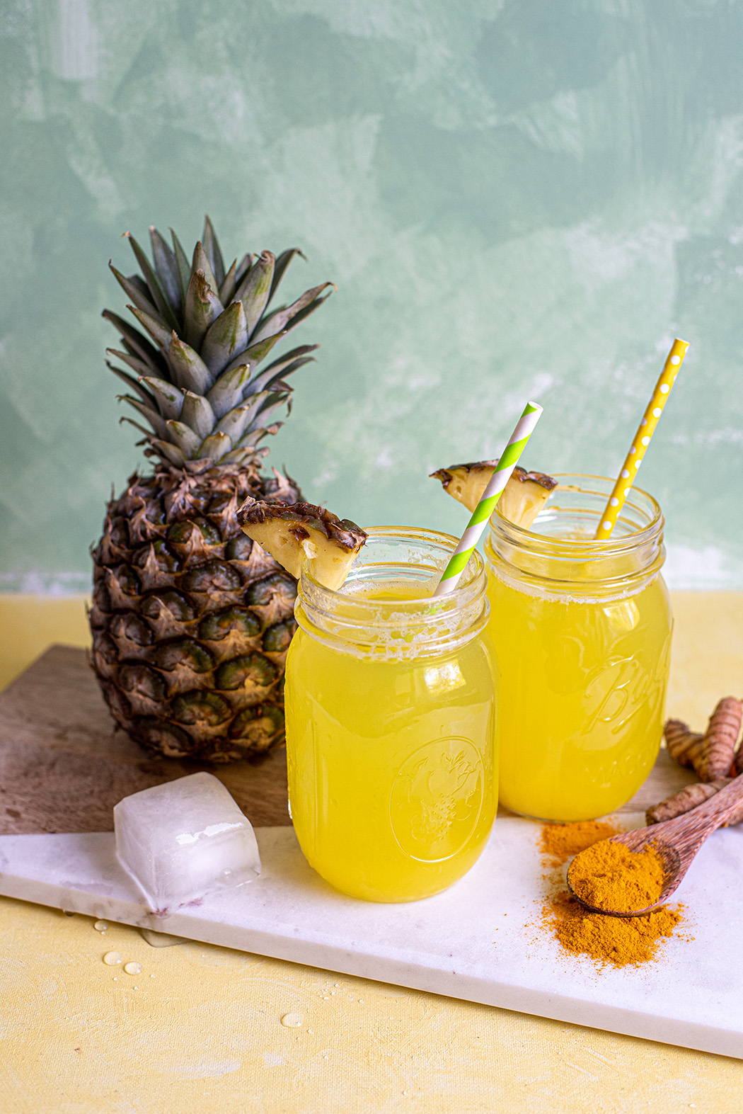 Ananas Kurkuma Limonade Perfekt für den Sommer 04