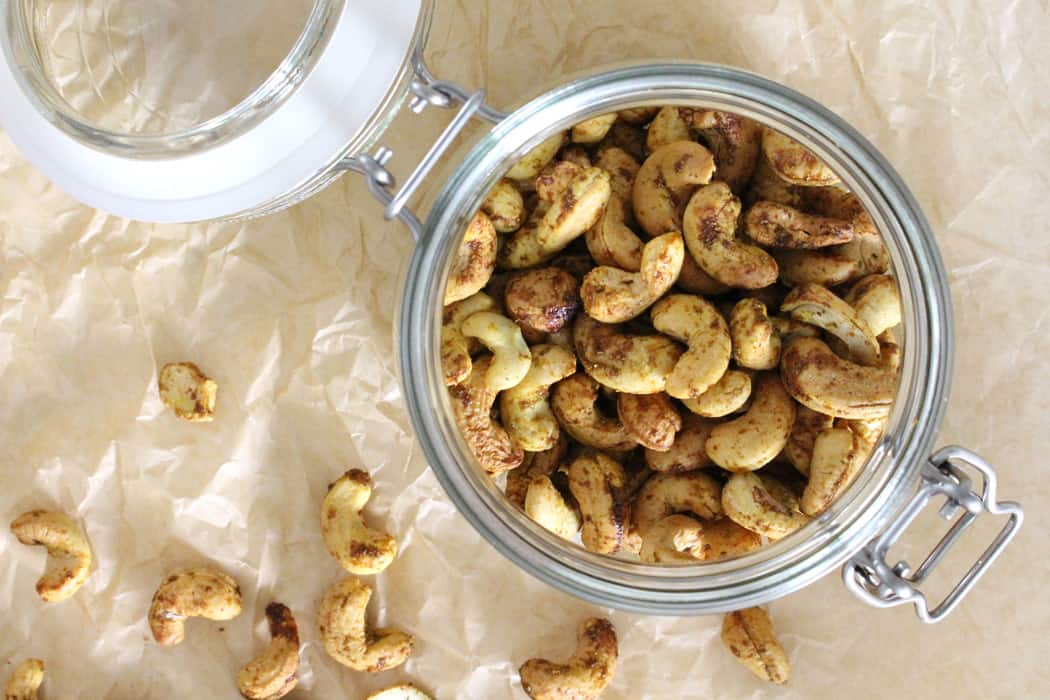 Rezept Cashewkerne mit Curry » herzhaft & gesund essen