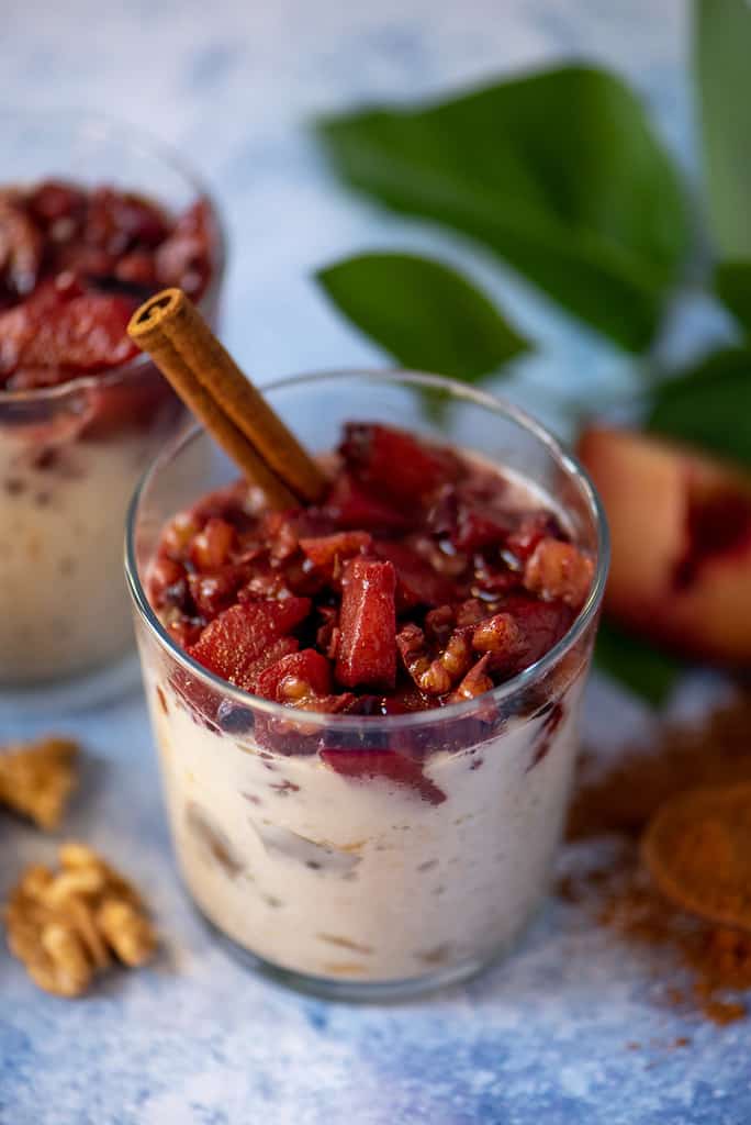 Overnight Oats Pflaume-Walnuss