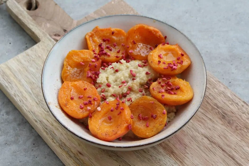 Phase 2 (Zuckerfrei-Challenge) | 162 Ayurvedischer Hirseporridge mit Zimt Aprikosen01 15