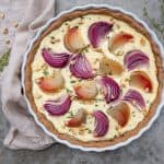Gelbe-Bete-Tarte mit Zwiebeln