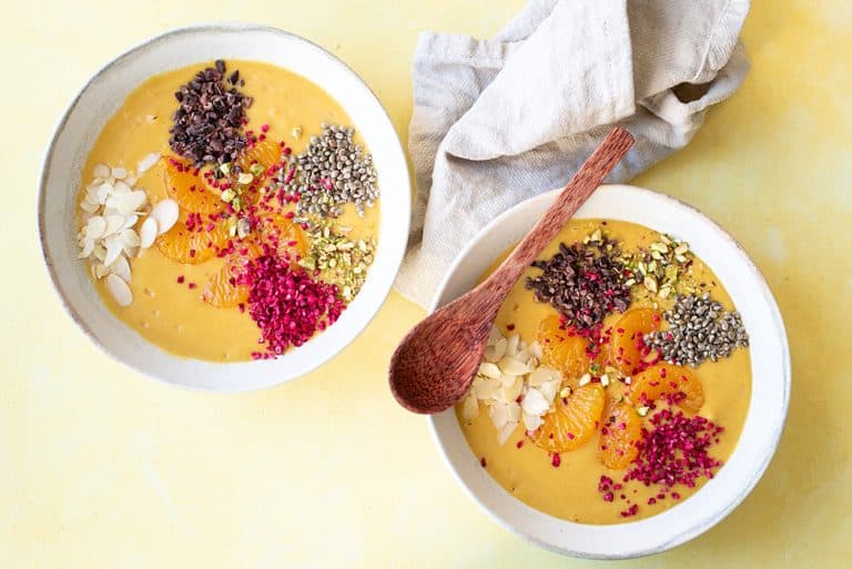 Kürbis-Smoothie-Bowl selber machen