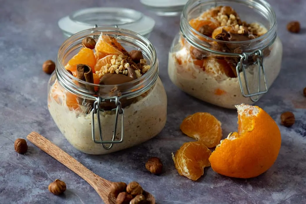 Phase 2 (Zuckerfrei-Challenge) | 20 Overnight Oats Haselnuss Mandarine04 5
