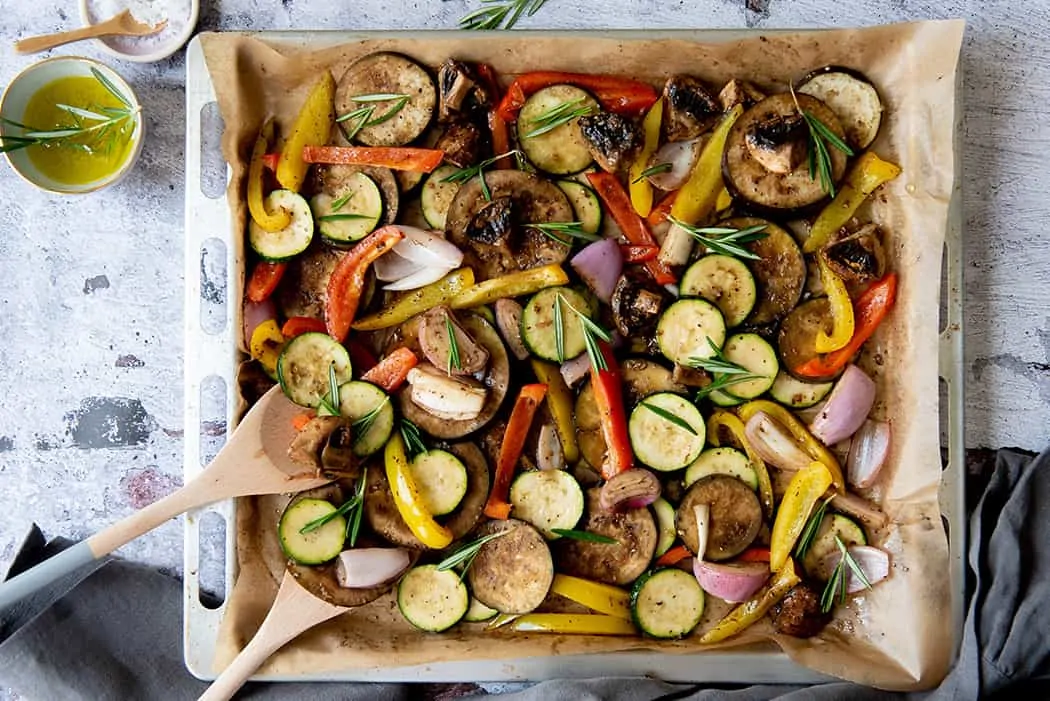 Rezept: Schnelle Antipasti vom Blech (Ofengemüse) | 5 Schnelle Antipasti aus dem Backofen01 10