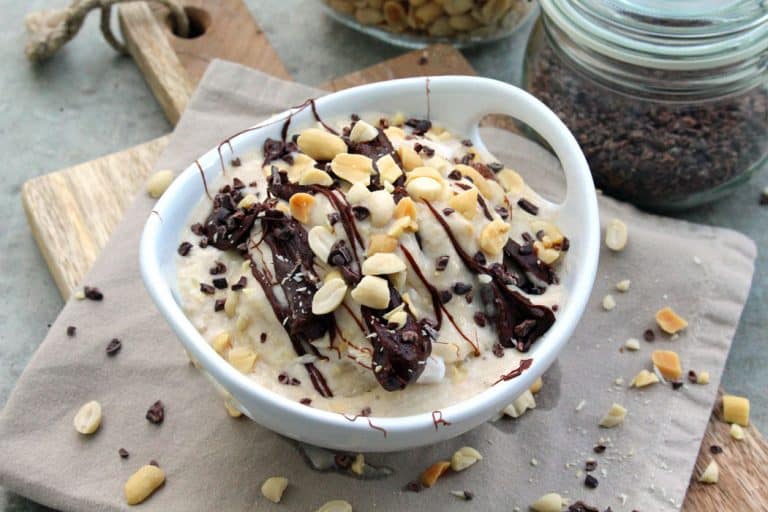 Schoko-Erdnuss Nicecream