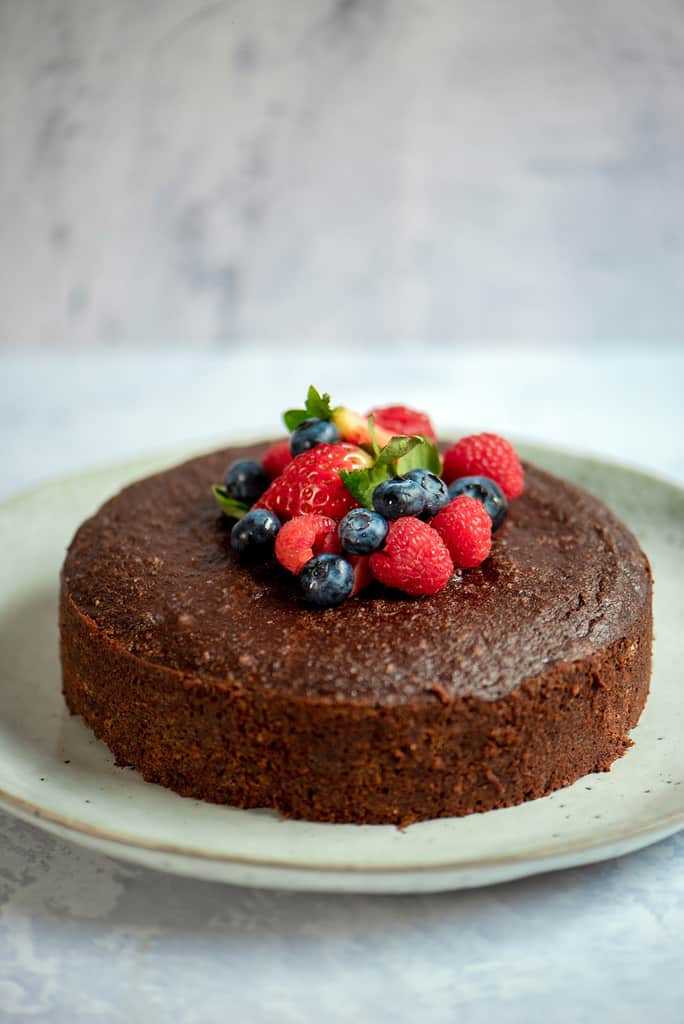 Der beste Schokoladenkuchen ohne Zucker und Mehl