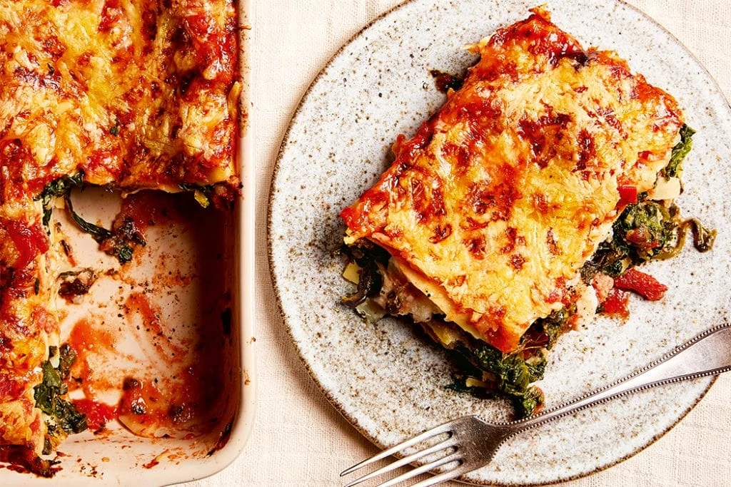 Rezept: Low Carb Lasagne mit Blumenkohl-Béchamelsauce | 2 Lasagne mit Blumenkohlsauce01