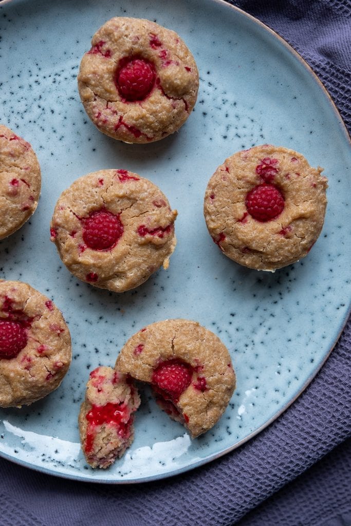 Fruehstuecksmuffins mit Himbeeren02