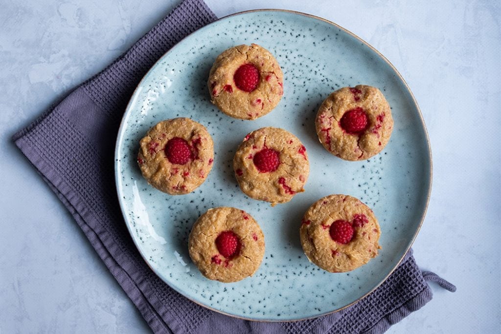 Fruehstuecksmuffins mit Himbeeren04