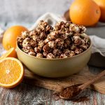 Schoko-Orangen-Popcorn