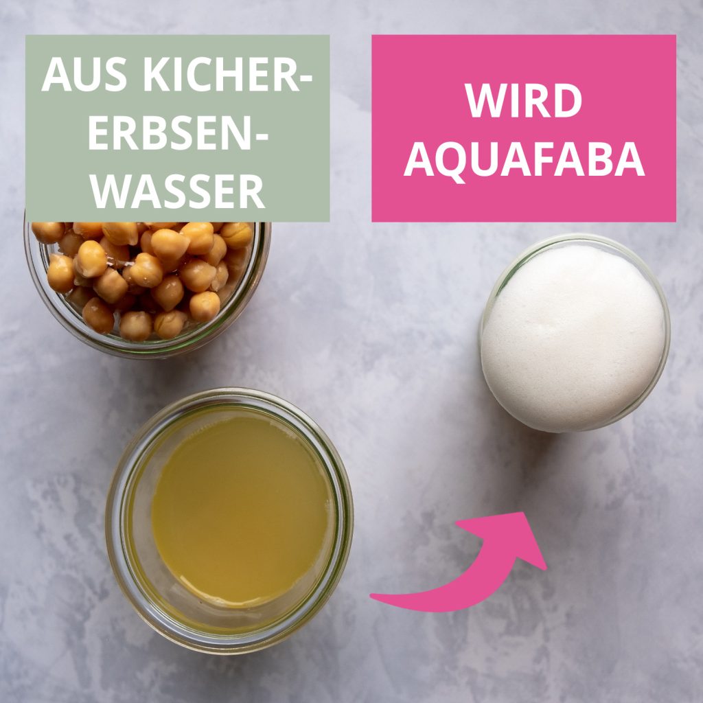 Aus Kichererbsenwasser wird Aquafaba