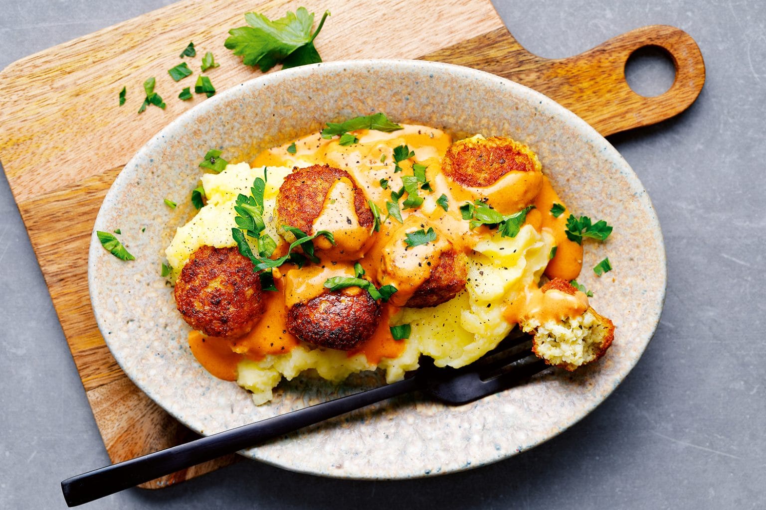 Rezept für vegetarische Hackbällchen » einfache Zutaten