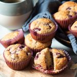 Kirsch-Bananen-Muffins ohne Zucker