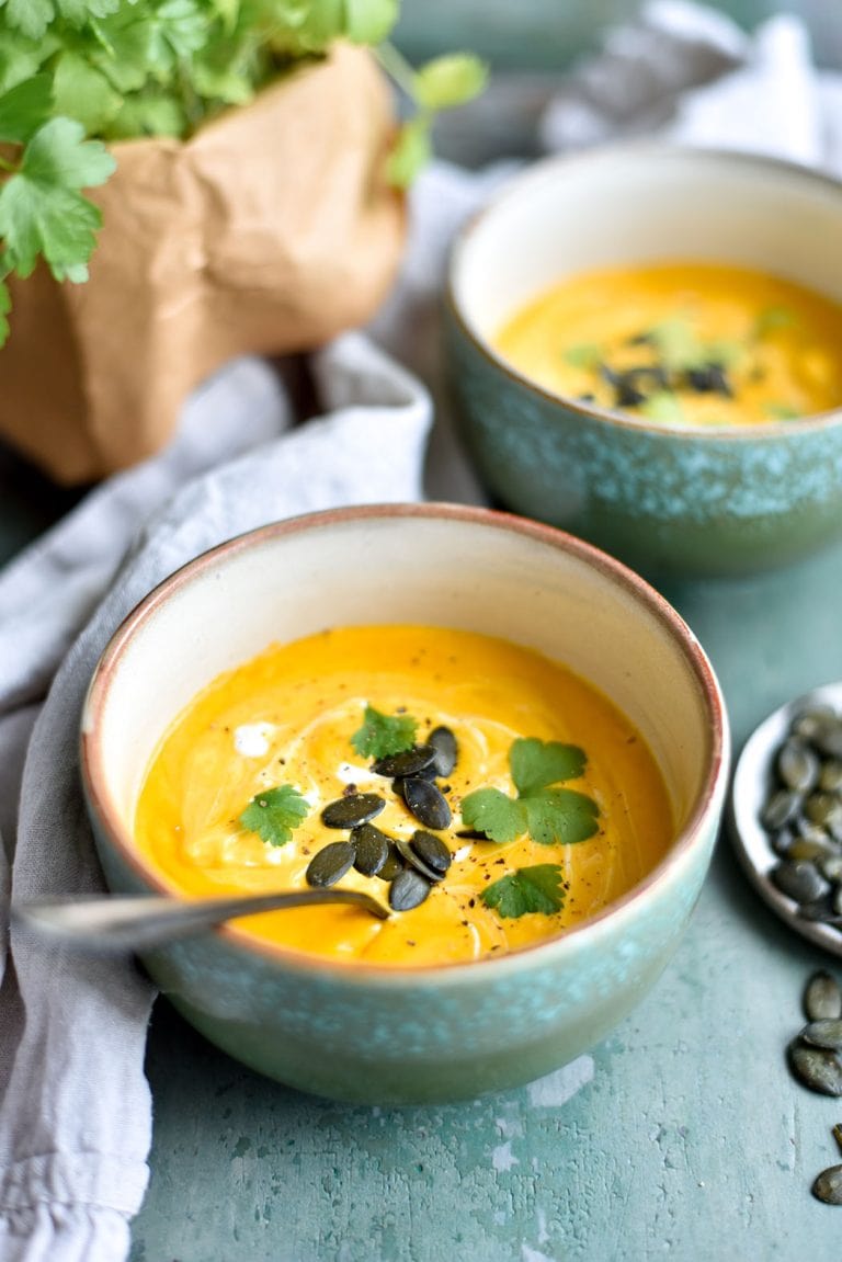 Rezept Kürbissuppe mit Ingwer und Orange » schnell und einfach Rezept Kürbissuppe mit Ingwer und Orange » schnell und einfach