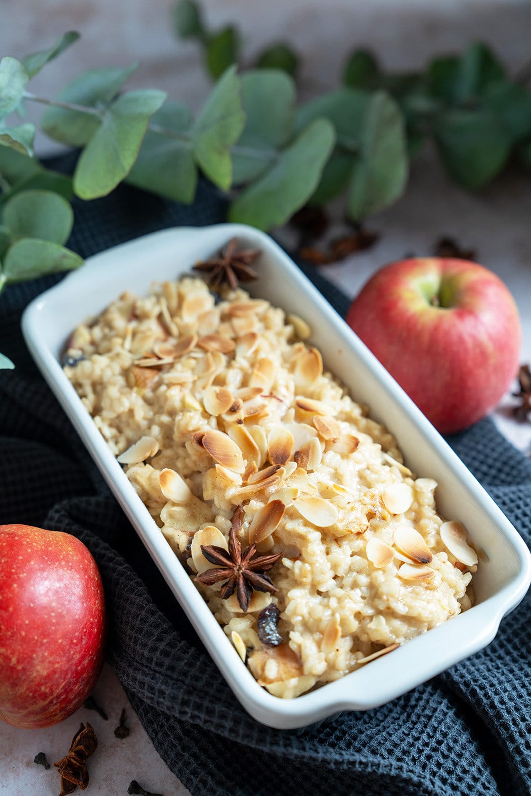 Rezept » Weihnachtlicher Milchreisauflauf ohne Zucker einfach ...