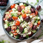 Griechischer Salat mit Feta