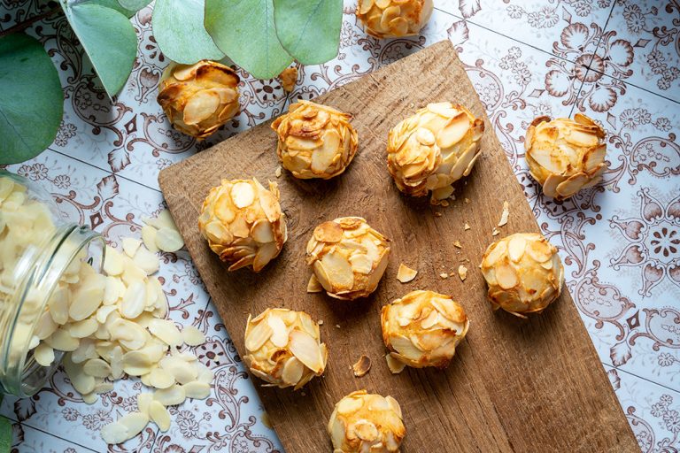 Marzipan-Wölkchen ohne Zucker
