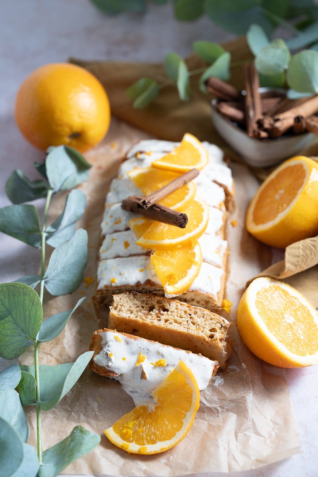 Rezept » Orangen-Zimt-Kuchen ohne Zucker Nur 15 Min.! gesund &amp; lecker