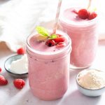 Himbeer-Quark Post-Workout-Shake