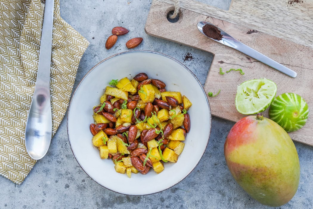 Phase 1 (Zuckerfrei-Challenge) | Vanille Mandeln mit Mango